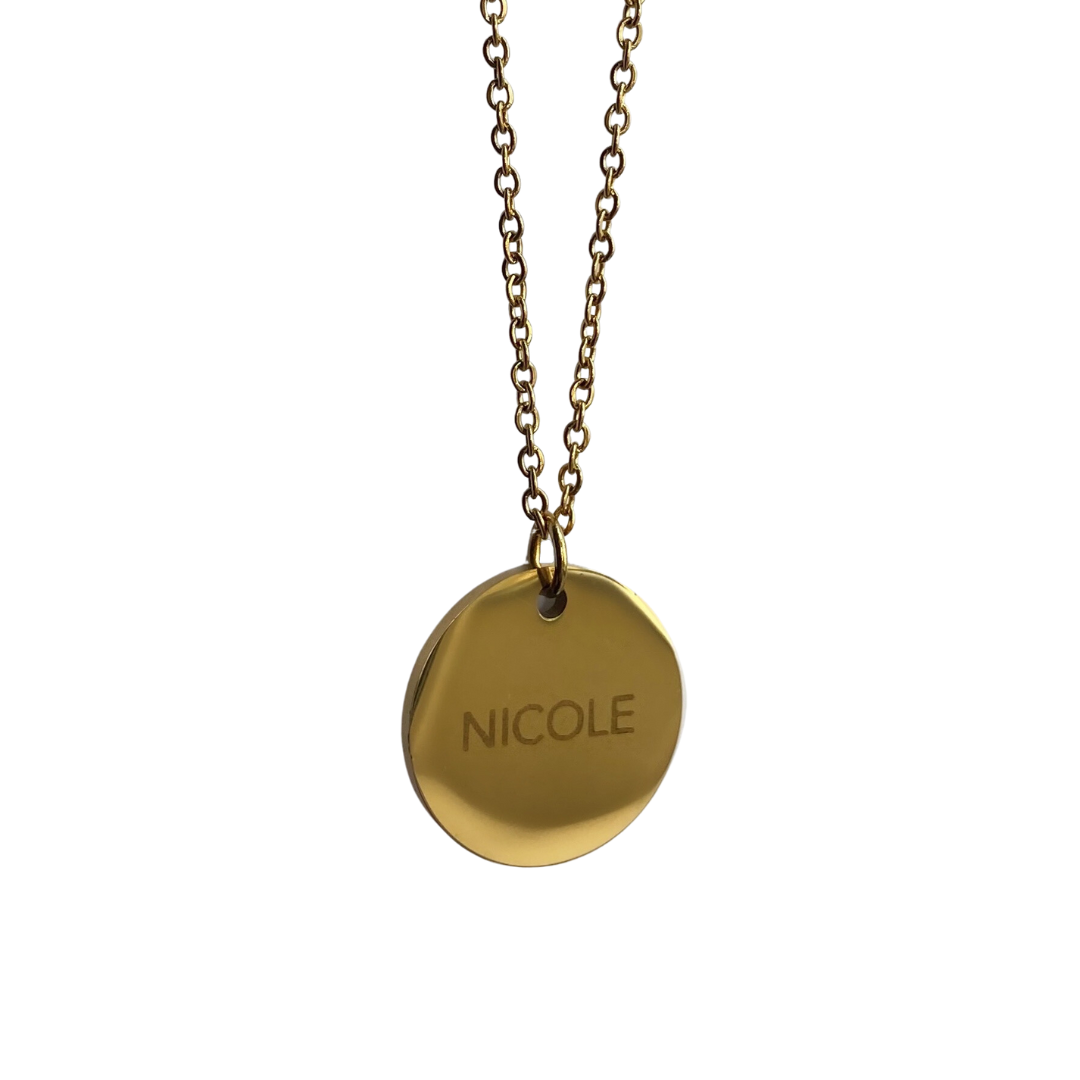Personalisierte Kette (18k vergoldet)