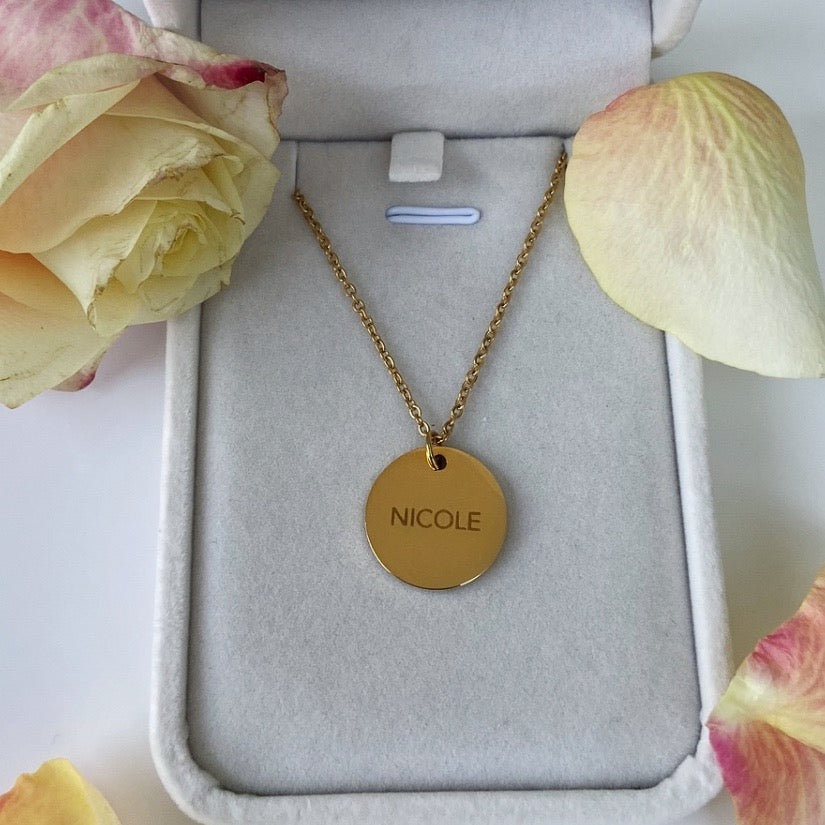 Personalisierte Kette (18k vergoldet)