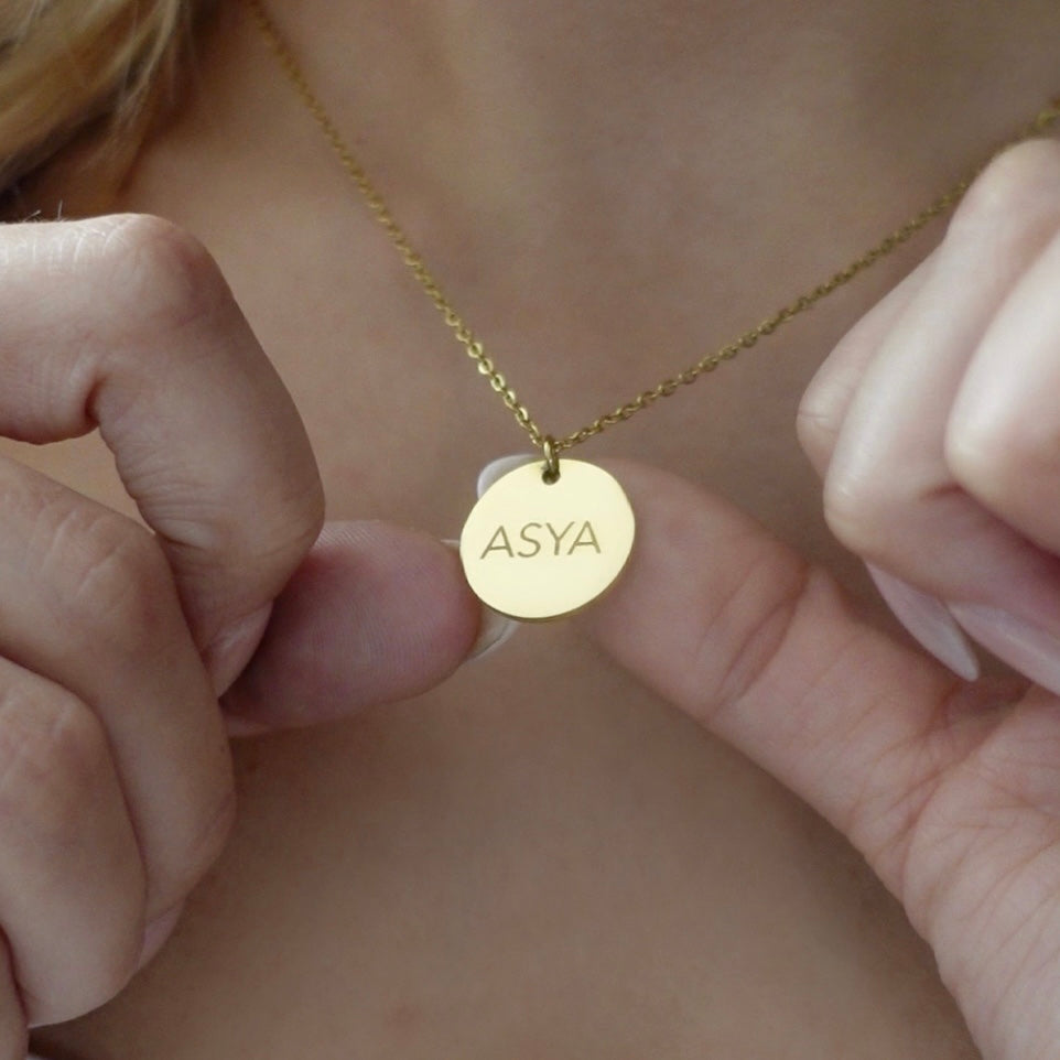 Personalisierte Kette (18k vergoldet)