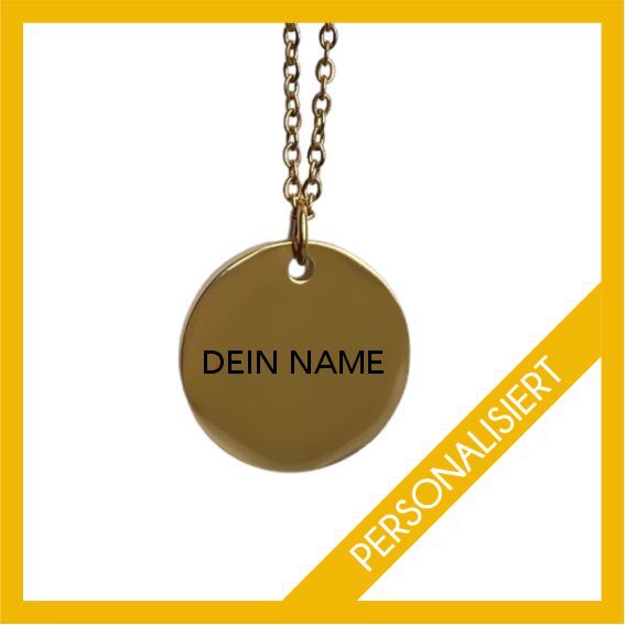 Personalisierte Kette (18k vergoldet)