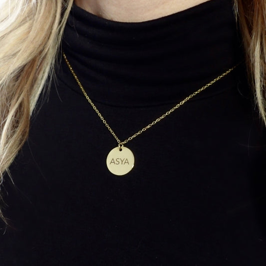 Personalisierte Kette (18k vergoldet)